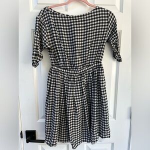 Jill Stuart Black and White Gingham Dress